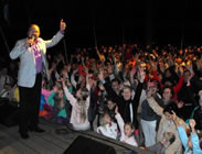 KTamás Gábor koncertje 2013. június 29-én, este, a Csattogó-völgyben, az 